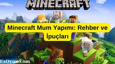 Adım Adım Minecraft Mum Yapımı ve Tarifi
